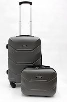 LEKKA WALIZKA PODRÓŻNA KABINOWA 4 KÓŁKA POJEMNA + KUFEREK WALIZKA POKŁADOWA