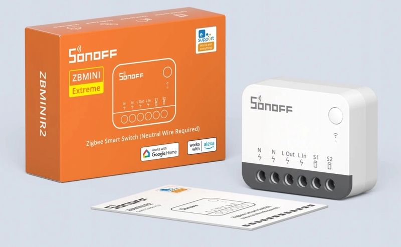 Sonoff ZBMINIR2 ZBMINI Extreme przekaźnik ZigBee eWeLink ZHA Zigbee2MQTT zdjęcie 10
