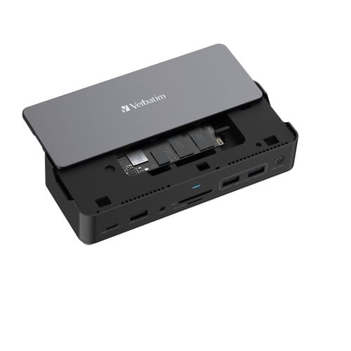 Hub Verbatim USB-C Pro 2xHDMI DP RJ45 4xUSB 3xUSB-C SD microSD SSD audio na Arena.pl