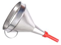 Metalowa łopata z plastikową końcówką, średnica 165 mm