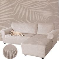 POKROWIEC NA NAROŻNIK KANAPĘ SOFĘ WELUR PRAWY 2+2