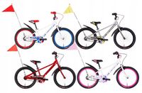 Rower dziecięcy 20 "dla dziewczynki lub chłopca- RACE 4 KOLORY ! + DODATKI