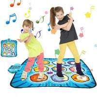 GRA ZRĘCZNOŚCIOWA MATA TANECZNA TWIST DLA DZIECI 9 TRYBÓW GRY 103*87cm