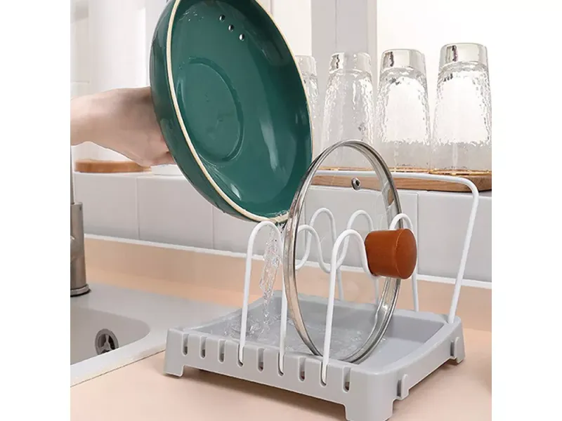 Suszarka do naczyń ociekacz stojak na pokrywki zdjęcie 12