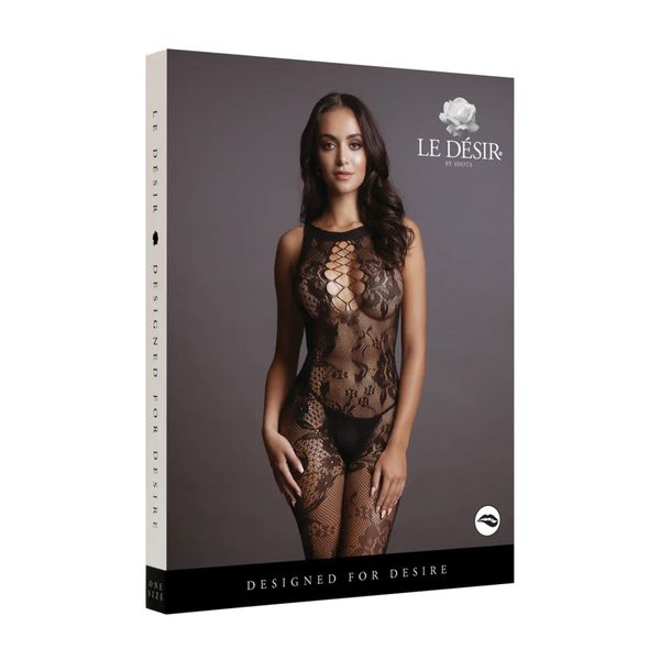 Criss Cross Neck Bodystocking - One Size zdjęcie 2