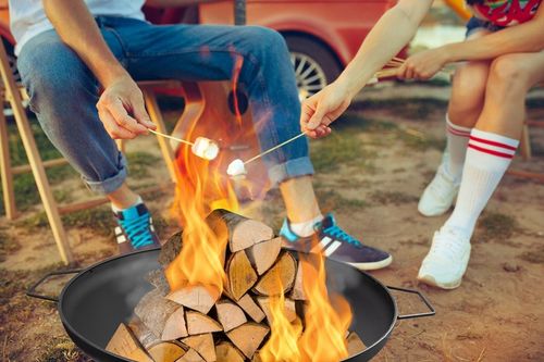 Grill Palenisko Czarne Ogrodowe Misa 58cm Stalowe Solidne Duże Do Ogniska na Arena.pl