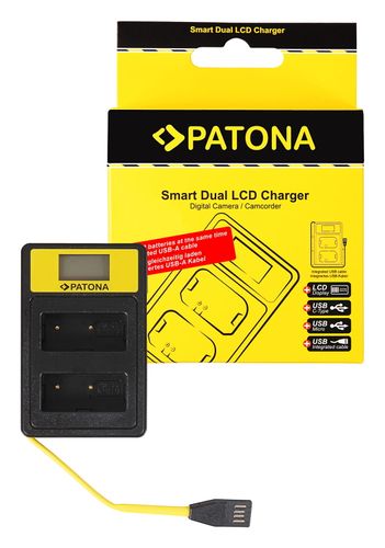 Patona podwójna ładowarka Dual LCD USB do akumulatorów Panasonic DMW-BLG10 na Arena.pl