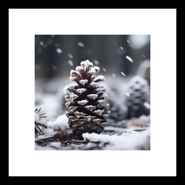 Plakat 20x20cm Zimowy Spokój zdjęcie 3