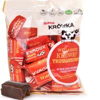 Eko KRÓWKI WEGAŃSKIE TRUSKAWKOWE BEZ GLUTENU LAKTOZY 150g Super FUDGIO