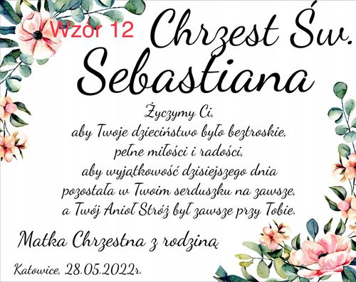 Prezent na chrzest w drewnianym pudełku Biblia na Arena.pl