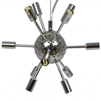 Designerska lampa zwisowa BODY CH Sirius AZ2114 Azzardo podstawa chrom
