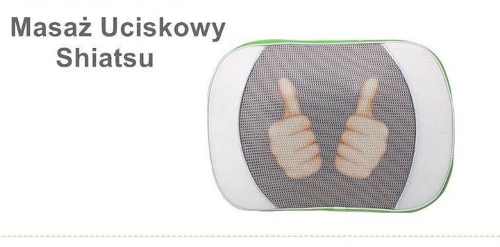 PODUSZKA MATA MASUJĄCA MASAŻER DO MASAŻU SHIATSU zdjęcie 7
