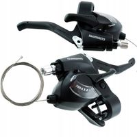 Klamkomanetka Prawa Tył Czarna Shimano ST-EF41 7 Rzędowa