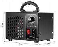 mocny GENERATOR OZONU OZONATOR Czasomierz 28000 mg/h do samochodu pokoju