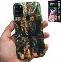 ETUI DO SAMSUNG GALAXY A21s - DINO DINOZAUR TRICERATOPSEM FUTERAŁ