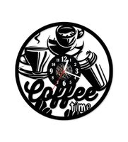 Zegar ścienny z płyty winylowej 225.13 Coffe Time