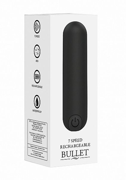 10 Speed Rechargeable Bullet - Black zdjęcie 2