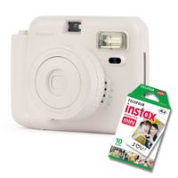 POPOTO BIAŁY APARAT NATYCHMIASTOWY Z WKŁADAMI INSTAX MINI 10 szt PREZENT