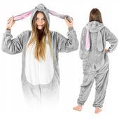 KIGURUMI ONESIE PIŻAMA PRZEBRANIE KOSTIUM KRÓLIK L
