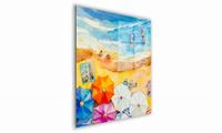 OBRAZ NA SZKLE KWADRATOWY 30x30cm  082 Plaża