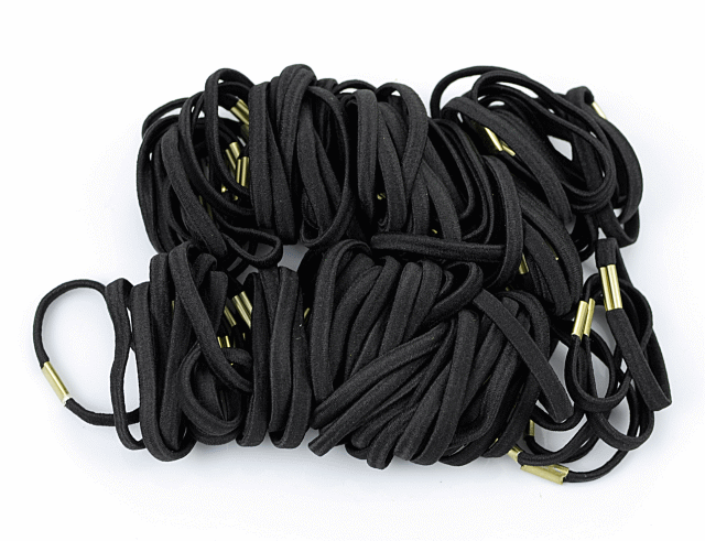 Gumki do włosów 100 sztuk zdjęcie 1