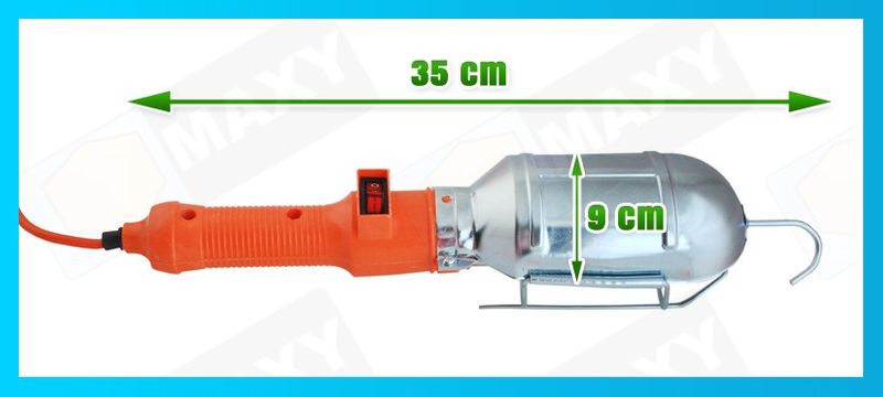 XM76 LAMPA WARSZTATOWA Z HAKIEM 10m GARAŻOWA 230V - Arena.pl