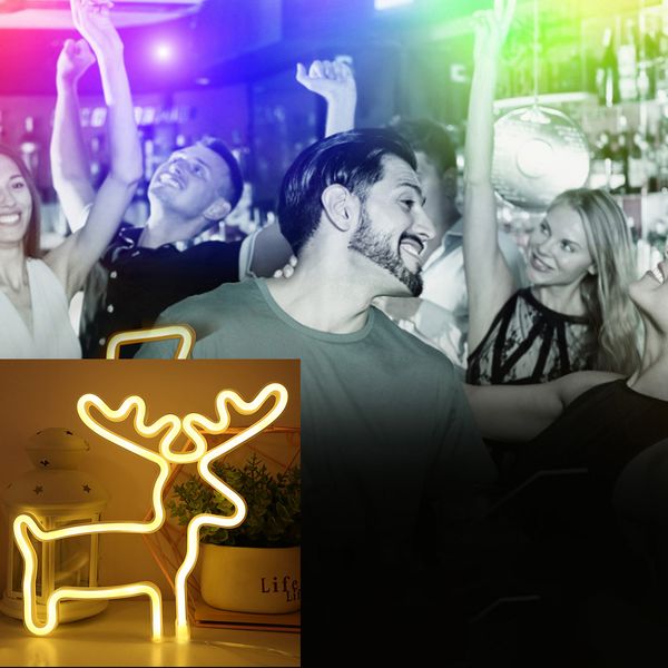 Neon Led Heckermann Wiszący Renifer zdjęcie 4