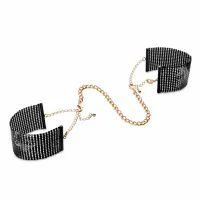 bijoux indiscrets desir metallique cuffs black - eleganckie kajdanki