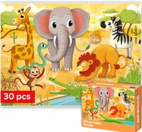 Puzzle dla dzieci 30 elementów zabawka edukacyjna prezent Safari