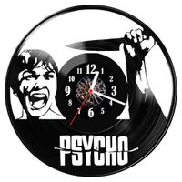 Zegar ścienny z płyty winylowej Psycho 1042.14
