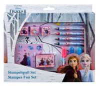 ZESTAW ARTYSTYCZNY DO MALOWANIA KREDKI STEMPELKI MAZAKI KRAINA LODU