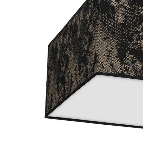 Sypialniany plafon nowoczesny Satino square czarny złoty na Arena.pl