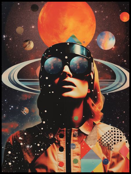 Plakat 75x100cm Kosmiczne Wizje zdjęcie 2