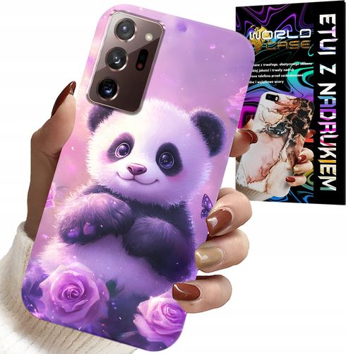 ETUI DO SAMSUNG NOTE 20 ULTRA - SŁODKA PANDA WZORY DLA DZIECI + FOLIA na Arena.pl