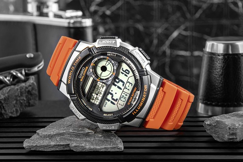 zegarek męski casio ae-1000w-4bvdf + box zdjęcie 7