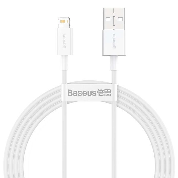 Baseus kabel Superior USB - Lightning 1,5 m 2,4A biały zdjęcie 1