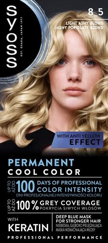 SYOSS PERMANENT BLOND LUMINOUSFARBA DO WŁOSÓW NR 8_5 JASNY POPIELATY BLOND na Arena.pl