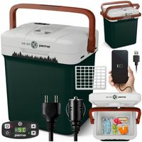 LODÓWKA TURYSTYCZNA Ice-On 27 SAMOCHODOWA Funkcja Grzania 12v 230v USB