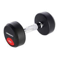 Hantla gumowana 7 kg UNDERFIT do ćwiczeń siłowych fitness