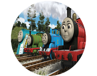 Opłatek na tort Tomek i Przyjaciele