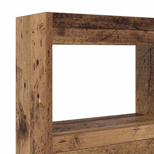 Szafka z Wezgłowiem z LED Stare drewno 120 x 17 x 102 cm na Arena.pl