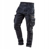 Spodnie robocze jeans denim do pasa wzmocnione bawełna 81-229 L/52 NEO