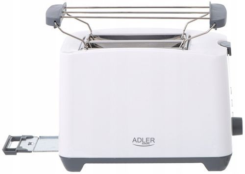 Toster Adler AD 3216 biały 1000 W lampka ruszt na Arena.pl