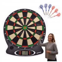 Tarcza dart elektroniczna do gry w darta rzutki lotki tablica zestaw rzutek
