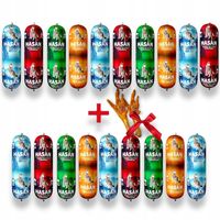 19x1kg Karma dla psa baton PREMIUM HASAN 90% mięsa batony + GRATIS