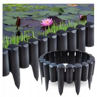 Antracyt Palisada Ogrodowa WYSOKA - POLSKA - Obrzeże Trawnikowe - JAKOŚĆ