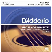 Struny do gitary akustycznej D’Addario Phosphor Bronze EJ37