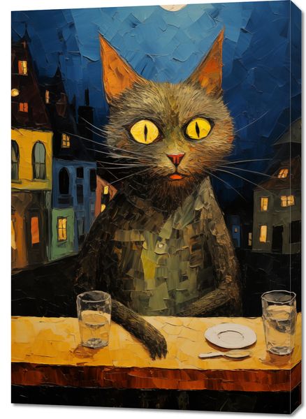 Obraz 70x100cm Nocny Obserwator zdjęcie 1