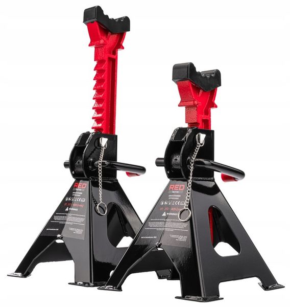 KOBYŁKI PODSTAWKI 3T PODNOŚNIK STOJAKI PODPÓRKI 2X REGULOWANE BLOKADA zdjęcie 8