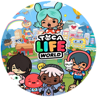 Opłatek na tort Toca Life World